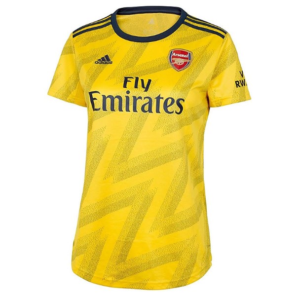 Camiseta Arsenal Replica Segunda Ropa Mujer 2019/20 Amarillo